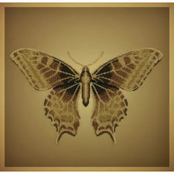 MINC55017 - Miniart Crafts - Golden Butterfly Bead Embroidery Kit