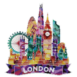 MINC66002 - Miniart Crafts -  London Skyline Bead Embroidery Kit
