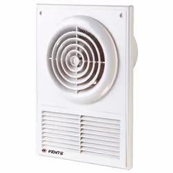 100/125mm Extractor Fan with Ventilation Grille Bathroom Ventilator Air Exhaust - 100mm