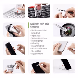 Colorway CW-1111 equipment cleansing kit Keyboard, Headphone/Headset, Mobile phone/Smartphone, Digital camera, Tablet PC - Additional view 8