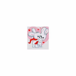 Love Bunnies Cross Stitch Kit 17.5cm x 17cm Luca B183
