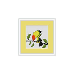 Toucan Counted Cross Stitch Kit Beginner