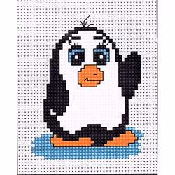Penguin Cross Stitch Kit By Luca S Ideal Beginner