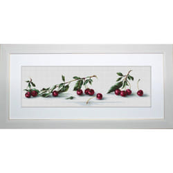 Luca-S Cherries Counted Cross Stitch Kit  Pack of 1