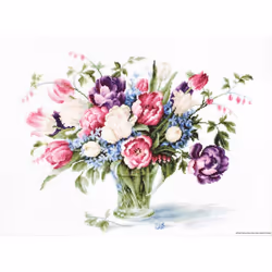 LUCAS-S Cross Stitch kit Cotton White