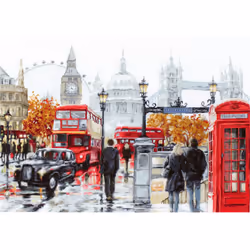 Lucas-S London Counted Cross-Stitch Kit