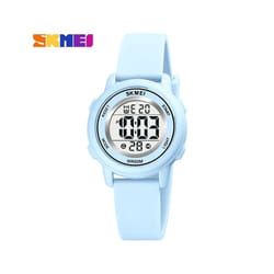 Colorful Kids Boys Girls Led Digital Watch Waterproof Alarm - Sky Blue
