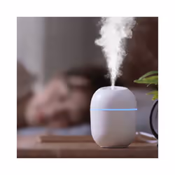 Air Humidifier USB 220Ml Portable Mist Diffuser for Office Car, White