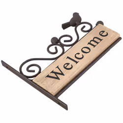 Retro Vintage Plaque Wood Bird Welcome Door Sign Sign