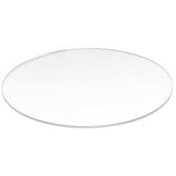 Transparent 3mm thick Mirror Acrylic round Disc DiÃ¡metro:60mm