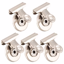 5Pcs Fridge Message Note Holder Grip Magnetic Home Office Metal