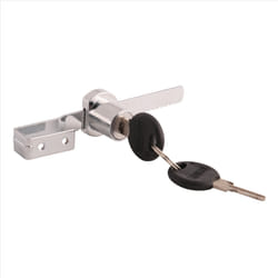 Display Case Lock Sliding Glass Door Ratchet Lock with 2 Keys