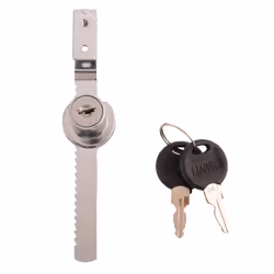 Display Case Lock Sliding Glass Door Ratchet Lock with 2 Keys