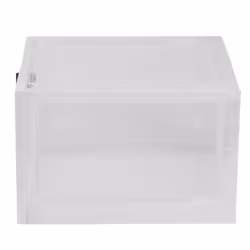 Refrigerator Food Transparent Storage Box with Password Lock Box A