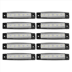 10 Pcs Marine Boat Lights,12V 24V Boat Navigation Strip Light,E