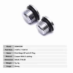 Scuba Diving 1St Stage Regulator LP Low Pressure Port Plug