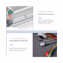 48V 60V 64V 800W Hub Motor Controller 15Mos MAX 35A