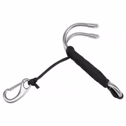 KEEP DIVING Scuba Diving Double Dual Reef Drift Hook,Black