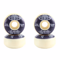 KEEPFIRE 4Pcs Skateboard Wheels 54mm PU 85A for Street Deck Wheel