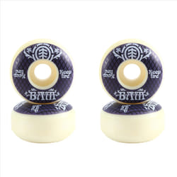 KEEPFIRE 4Pcs Skateboard Wheels 54mm PU 85A for Street Deck Wheel