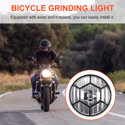 Bike Friction Generator Dynamo Headlight Tail Light Kit 6V 3W