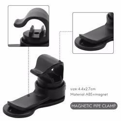 Removable Hydration Pack Clamp Magnetic Water Bladder Hose Clip