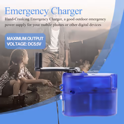USB Emergency Hand Cranking Dynamo for charger Travel Charger Gadgets