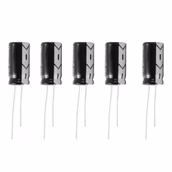 5 x 25V 1000UF 105? Radial Electrolytic Capacitor 10x20mm