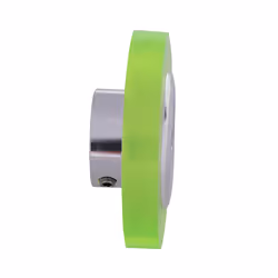 200mm Aluminum Polyurethane Industrial Encoder Wheel Measuring Wheel