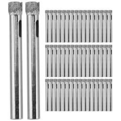 50Pcs Diamond Coated Drill Bit Set 6mm Diamond Tipped Hole Saw