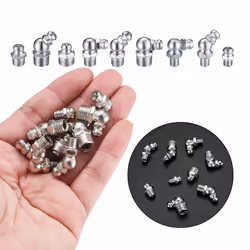 60Pcs Metric Grease Fittings Kit, Hydraulic Grease Zerk Assortment