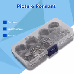 124Pcs Picture Hanging Wire Kit,Photo Frame Hanging Kit