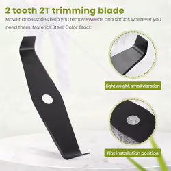 Trimmer Steel Blade 2 Tooth 2T 305 X 25.4 X 3Mm for Bush Brushcutter