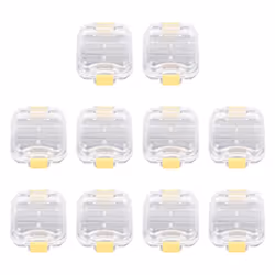 10Pcs Plastic Denture Tooth Box