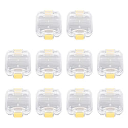 10Pcs Plastic Denture Tooth Box
