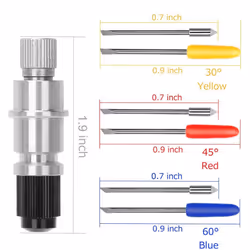 30 Pcs 30/45/60 Degree Blade Vinyl Cutter Plotter Cutting Blades