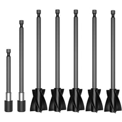 5Pcs Resin Mixer Paddles with 2 Extension Rods,Epoxy Mixer Attachment