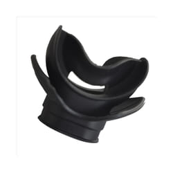 Moldable Silicone Diving Bite Mouthpiece Regulator Black