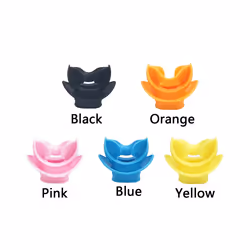 Moldable Silicone Diving Bite Mouthpiece Regulator Black