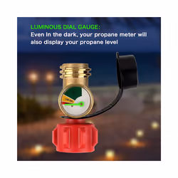 Propane Tank Gauge Level Indicator Leak Detector Gas Pressure Meter
