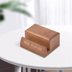 Wooden Vinyl Record Holder Display Stand