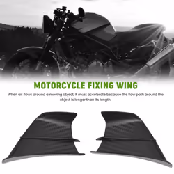 Spoiler Wind Flow Fixing Wing for S1000RR V4 -10R R1,Matte Black