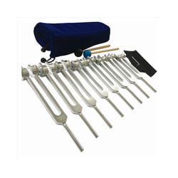 Chakra for Healing, 8 Pieces Silver Chakra Tuning Fork for