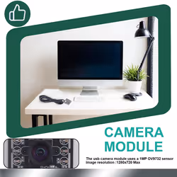 3PCS Camera Module 100 Degree OV9732 2M Cable 1280x720 30fps
