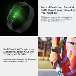 2208A Smart Bracelet Heart Rate Silver