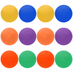 12Pcs Colored Spot Marker for Football Basketball Training Practice