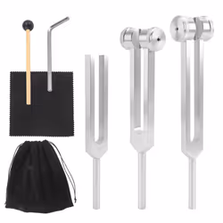 Tuning Forks Set-128 Hz,256 Hz,512Hz Tuning Forks Perfect for Healing