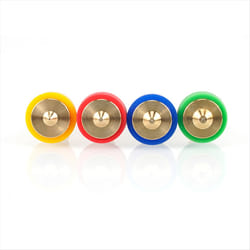 4pcs Brass Titanium Nozzle 0.25/0.4/0.6/0.8mm For