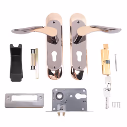 Indoor Household Door Handle for Home with Security Lock Key Set
