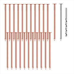 25 Pcs Copper Nails to Killing Trees,3.5 Inch Pure Copper Nails